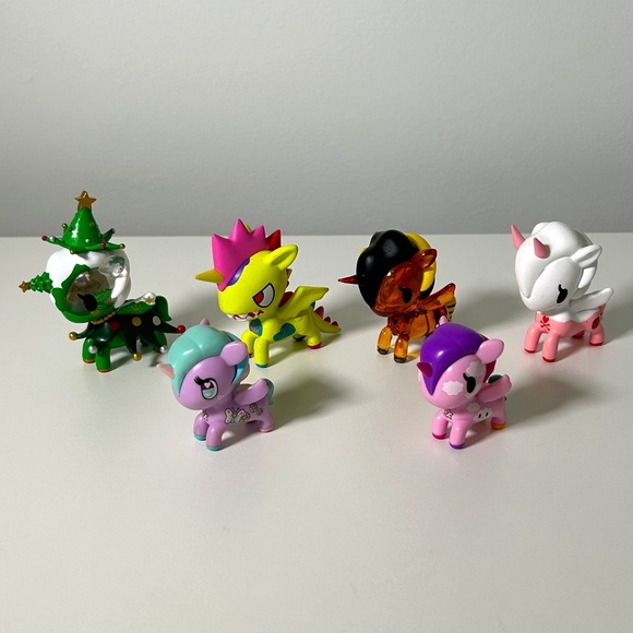 Tokidoki Unicorno Vinyl Figures Set Of 6 (OA2) - Picture 1 of 16